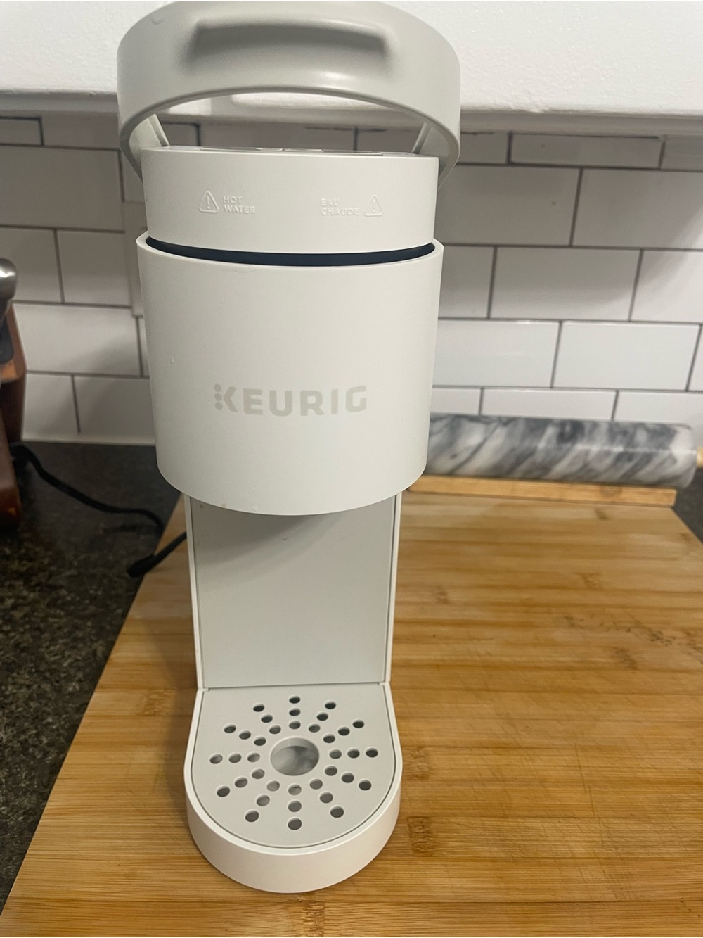 Keurig Compact Single-Serve Coffee Brewer in Stone